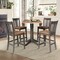International Concepts Round 42 in W, 42 in L, 36.3 in H, Wood, Hickory/Washed Coal K45-42DPT-27B-S102-4 - alternate 4